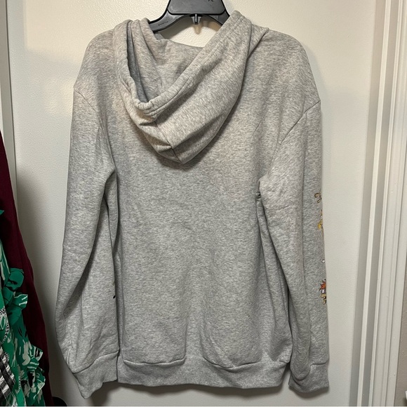 Nickelodeon NWT 90s Cartoon Characters Logo Hoodie Sweatshirt LARGE - Picture 7 of 10